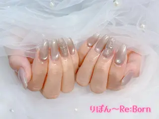 ミディアム りぼん Re:Bonrのネイルデザイン