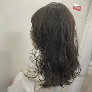 ミディアム カラー ヘアアレンジ 憧れの艶ハイトーンへ 🌙サイダサキのヘアスタイル