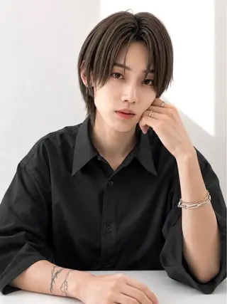 ミディアム カラー パーマ ヘアアレンジ メンズ メンズZina代表 田端 麗治のヘアスタイル