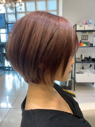 ショート カラー ヘアアレンジ Bianca 代表 硲 貴亮【東武練馬】のヘアスタイル
