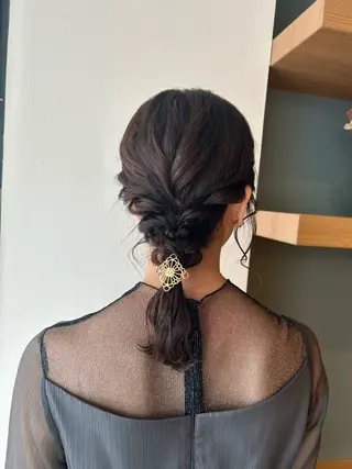 ミディアム ヘアアレンジ yoro /ミホのヘアスタイル