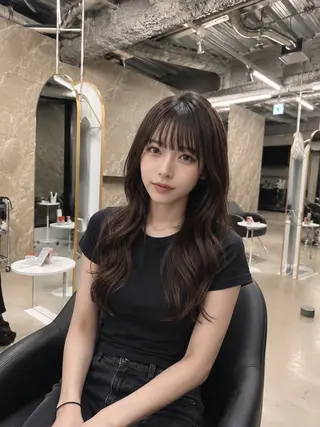 ロング カラー 髪質改善🫧 カラー特化/Hinaのヘアスタイル