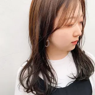 ミディアム カラー 中川 竜誠のヘアスタイル