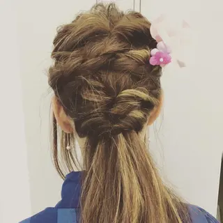ロング ヘアアレンジ 広がり、まとまらない お悩み改善/ 中田のヘアスタイル