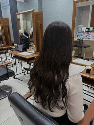 ロング インナーカラー/ ブリーチ/ことねのヘアスタイル