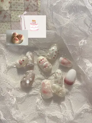 ネイル waka 🍒のネイルデザイン