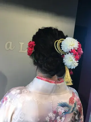 ロング ヘアアレンジ ハイライト/髪質改善 ans/黒木 和大のヘアスタイル