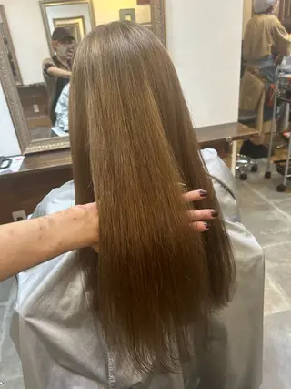 ロング カラー メンズパーマ 髪質改善☆有馬のヘアスタイル