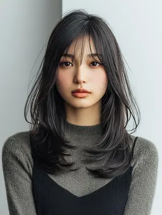 セミロング 艶髪診断で絶対綺麗✨ お悩み解決✨京谷宥✨のヘアスタイル