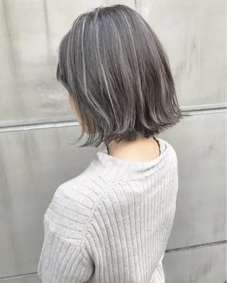 ショート カラー 【渋谷で人気】艶髪× 髪質改善/ツヤカラーのヘアスタイル