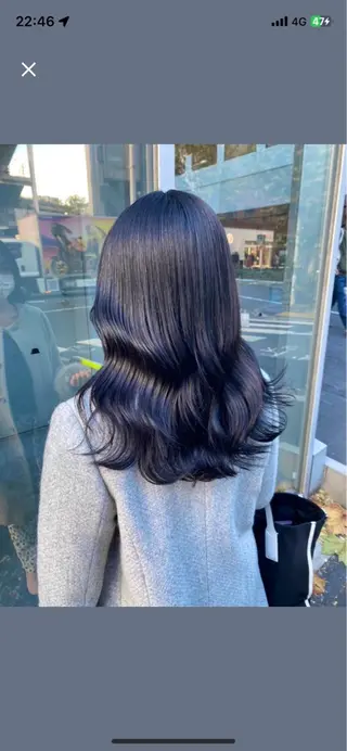ロング カラー パーマ ヘアアレンジ 透明感ブリーチカラー 🌈TOMOHIROのヘアスタイル