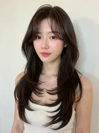 ロング パーマ 美髪矯正特化美容師✨ あんりのヘアスタイル