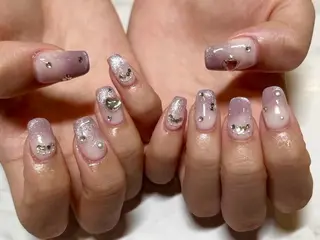 ネイル 🫧ちゅるん/韓国 Ayano𓈒🎀のネイルデザイン