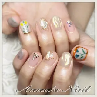 ネイル 清口 杏奈のネイルデザイン