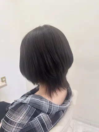ショート カラー 🫧ショート・ボブ・ 似合わせ🫧井上歩のヘアスタイル