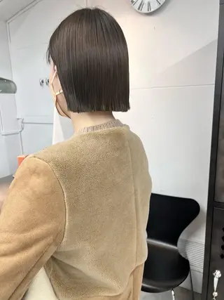 ショート カラー 樫原裕二/似合わせ カット/透明感カラーのヘアスタイル