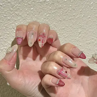 ネイル パラあり！フィルイン 美フォルムのネイルデザイン