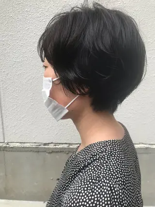 ショート パーマ ayane⭐️ボブ・ ショート・パーマのヘアスタイル