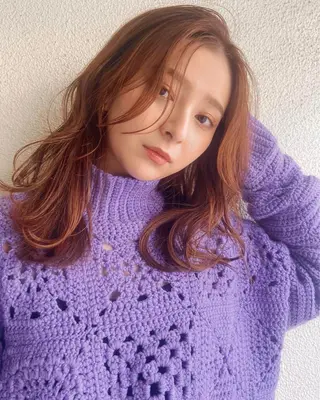 ミディアム カラー 松尾太樹 【pia】福岡美容室のヘアスタイル