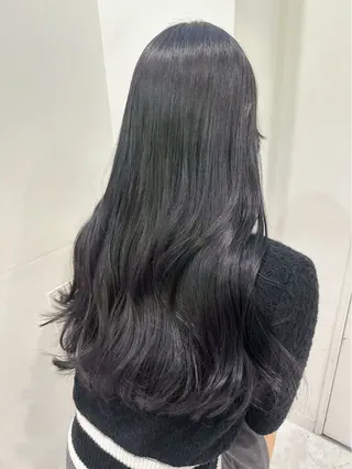 ロング カラー 🦋艶出しワンカラー 🦋MASAKIのヘアスタイル