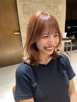 セミロング カラー 吉祥寺プルエクステ 🌟Hiraiのヘアスタイル
