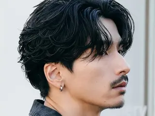 パーマ メンズ fifth park 六反穂 龍介のヘアスタイル