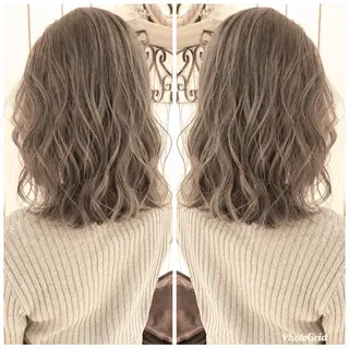 ミディアム Noe心斎橋 堀田 朋宏のヘアスタイル