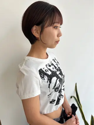 ショート ボブ/ハイトーン特化 、鯉口勇人のヘアスタイル