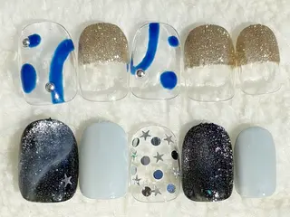 ネイル nail&eye Lily 住道のネイルデザイン
