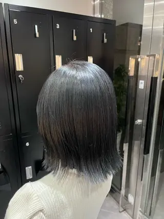 カラー 顔周りカット/ 透明感カラー/ユイのヘアスタイル