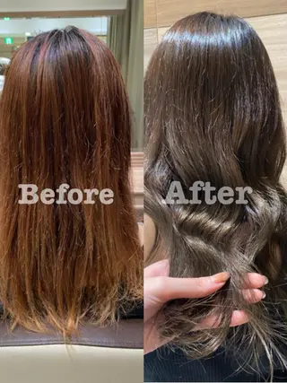 セミロング カラー メンズカット ✂️あいのヘアスタイル