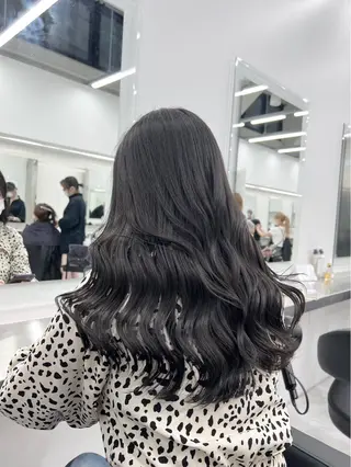 セミロング カラー NAMI🤎ブラウン &ミルクティー🤍のヘアスタイル