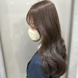 ロング カラー ヘアアレンジ 🫧モテる💗ダメー ジレスハイトーン🫧のヘアスタイル