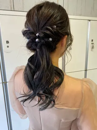 セミロング 🐥波巻き/メンズ/ ショート🐥いとみなのヘアスタイル