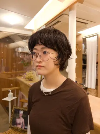 ショート アオキ サキ💫のヘアスタイル