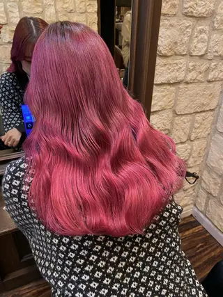 ロング カラー ブリーチカラー⸜♡⸝ クルミ🐍のヘアスタイル