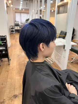 ショート カラー メンズ 難波ブリーチカラー ⭐︎瀬尾拓充のヘアスタイル