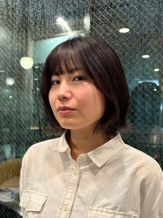 ショート riko表参道/ ボブ/アンニュイヘアのヘアスタイル