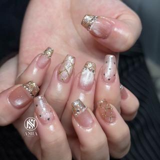 セミロング 🌟AMIA BEAUTY🌟のネイルデザイン