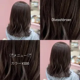 カラー 🍒Megumi🍒 /暖色寒色系カラーのヘアスタイル