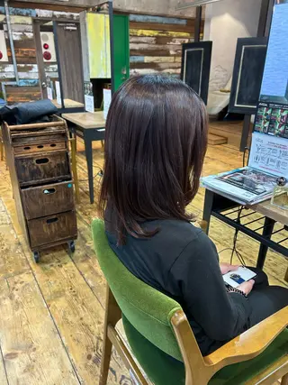 ロング カラー 三浦義久/仙台/ レイヤーカットのヘアスタイル