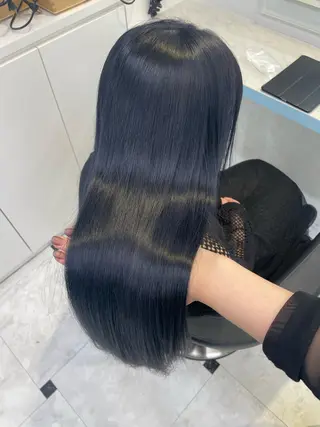 ロング カラー 【美髪矯正/絹髪】 🎀hinano🎀のヘアスタイル