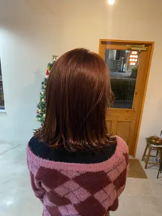 ミディアム カラー ムナカタ アカリのヘアスタイル
