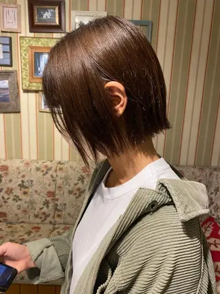 ミディアム LUVISM新潟🎀 透明感カラー/ミユのヘアスタイル