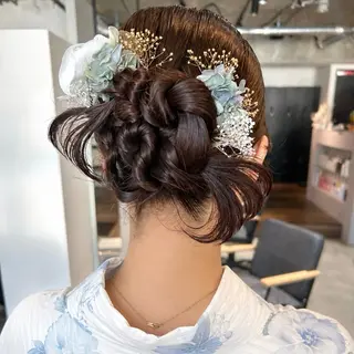 ロング ヘアセット/透明感 カラー/MIHO♡のヘアスタイル