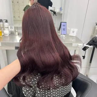 ロング 🍒韓国y2k暖色 NO.1🍒REAのヘアスタイル