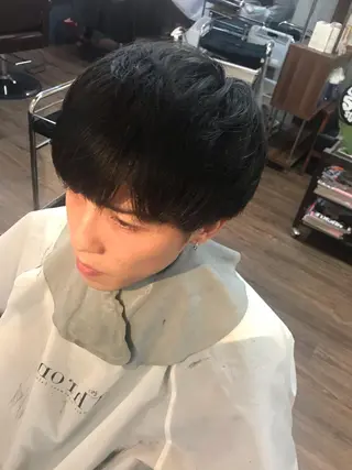 ミディアム ✨上村 潤平✨メンズヘア✨のヘアスタイル