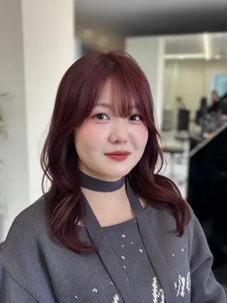 ミディアム カラー The Ect Q'n🍑MOMOのヘアスタイル