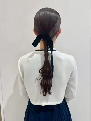 ヘアアレンジ 韓国ヘア🇰🇷 🩵FUKA🩵のヘアスタイル