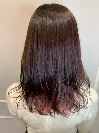 セミロング カラー 🦖鶴岡 香純🦖のヘアスタイル